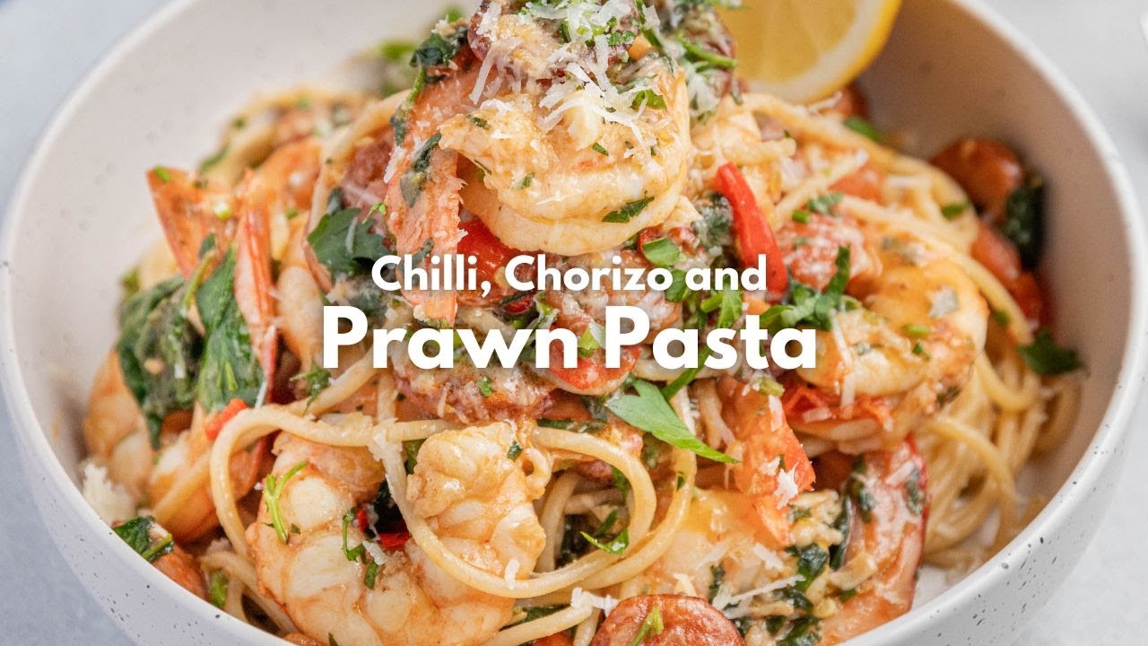 Chilli, Chorizo and Prawn Pasta