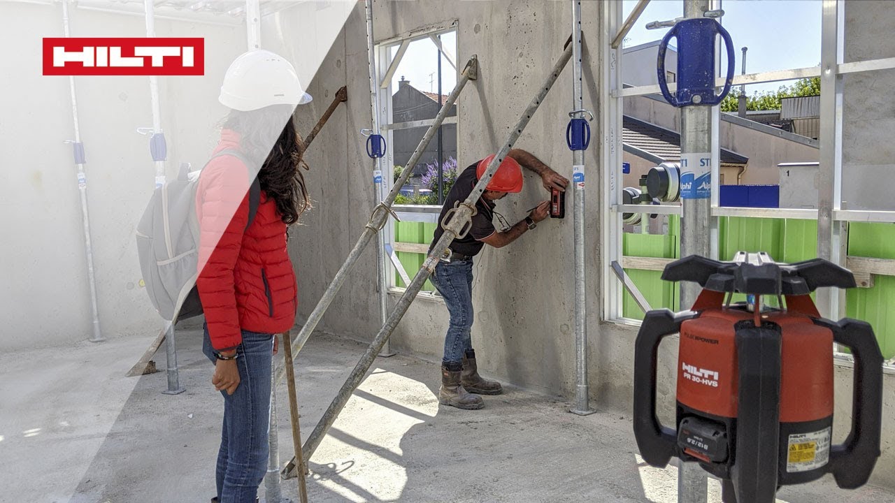 HILTI LIVE Démonstration live du laser rotatif PR 30-HVS A12
