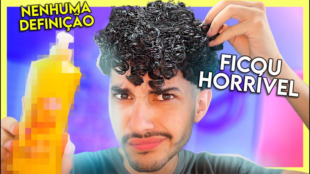 FITAGEM COM O PIOR CREME DE TODOS | cabelo cacheado masculino