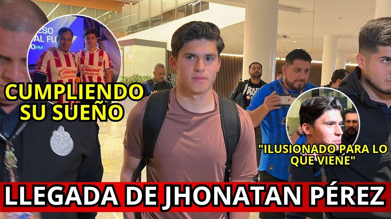 Recibimos a Jhonatan Pérez NUEVO JUGADOR de Chivas | PRIMERAS PALABRAS 🔥