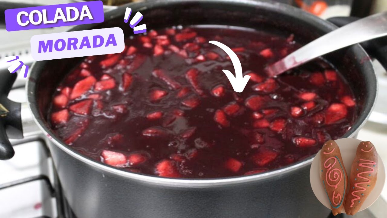 Colada Morada - Receta fácil