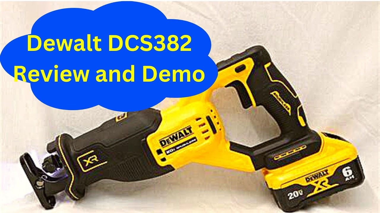 Dewalt DCS382 Reciprocating Saw Review and Demo!
