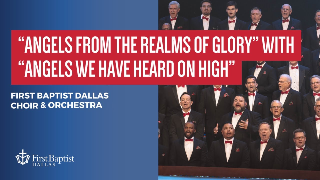 “Angels From The Realms Of Glory” with “Angels We Have Heard On High