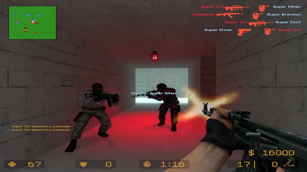 [CS:Source #5] fy_dinoiceworld 10v10 with bots | 300 kills (Difficulty: Easy)