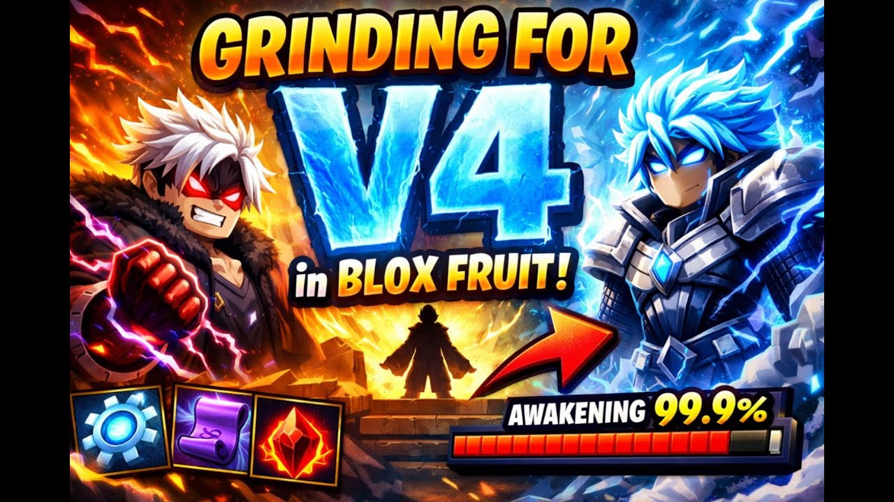 KYA AJJ V4 HOGAAA???? #roblox #bloxfruits #fun