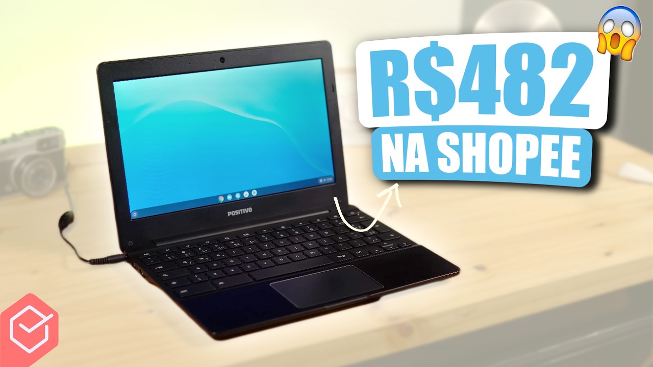 Comprei o TAL NOTEBOOK de R$482,35 da SHOPEE, é golpe ou É BOM? // Escolha Insegura #10