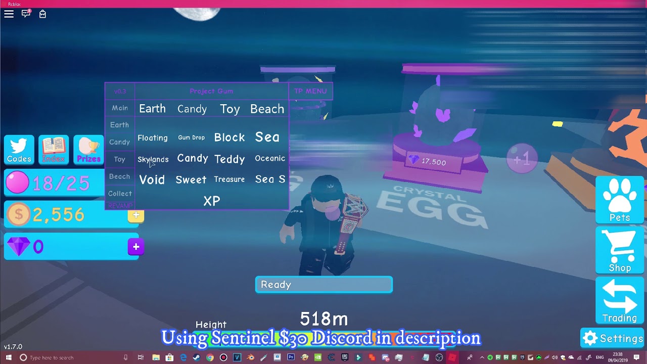 BUBBLE GUM SIMULATOR | HACK/SCRIPT | NEW GUI