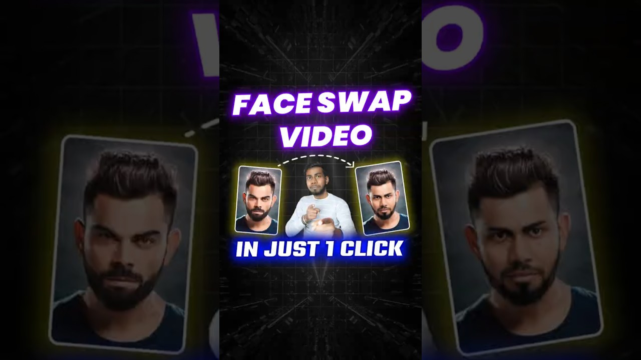 Face Swap Video in Just One Click Free  Ai Tool  ✅😜 #editing #shorts #faceswapai
