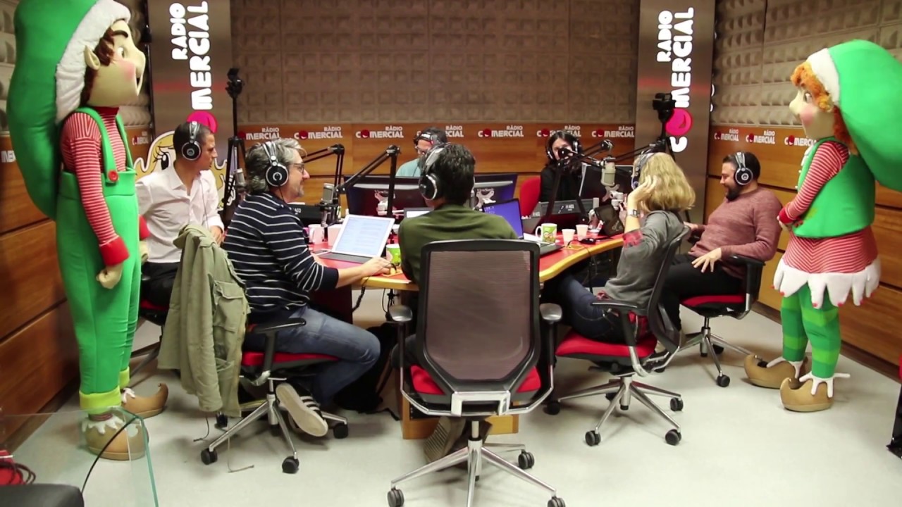 Visita à Rádio Comercial