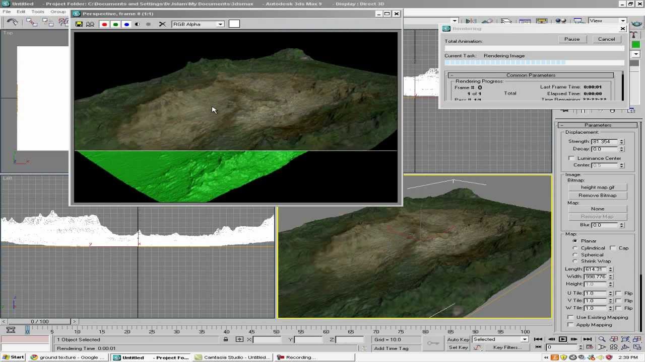 3DS Max: Ground Modeling and Texturing Tutorial