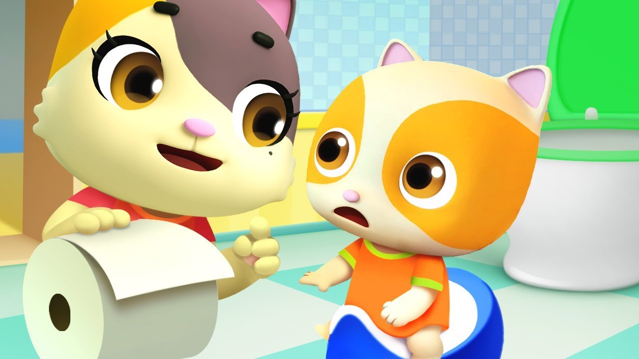 トイレにいこう☆トイレのうた | トイレトレーニング | よい生活習慣 | 赤ちゃんが喜ぶ歌 | 子供の歌 | 童謡 | アニメ | 動画 | ベビーバス| BabyBus