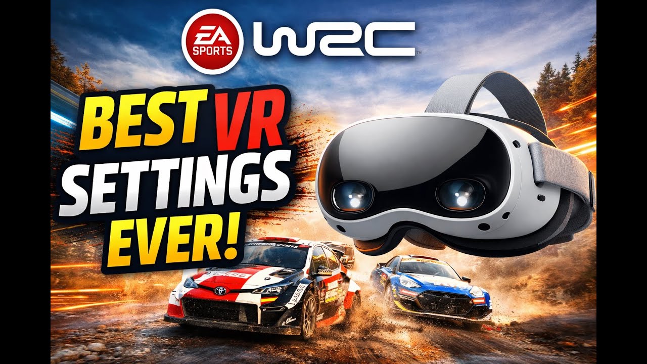Наконец-то это исправило проблему с EA WRC VR (лучшие настройки для Quest 3)