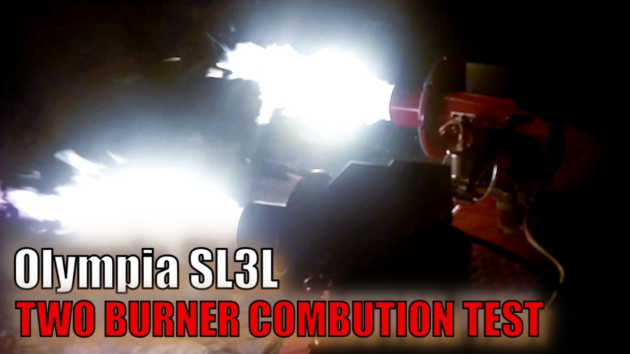 Two Burner Combution Test Olympia SL3L