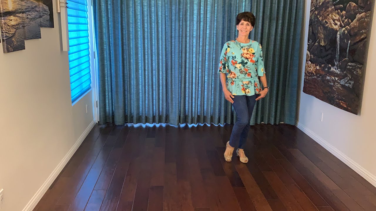Summer Fly line dance demonstration and tutorial by Stephie