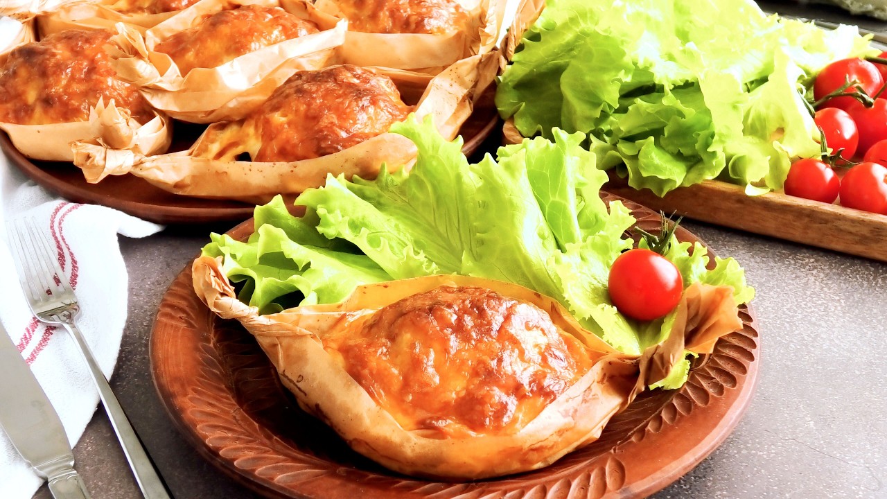 Вкусные сытные лодочки на обед или ужин