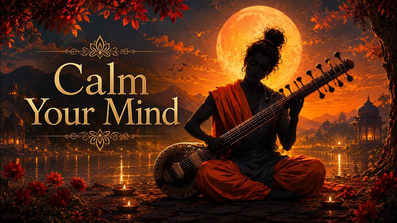 Calm Your Mind - Sitar Healing Music | Release Stress, Anxiety & Negative Thoughts