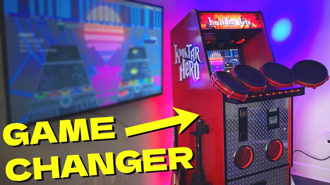 This custom Guitar Hero arcade cabinet went WAY too far
