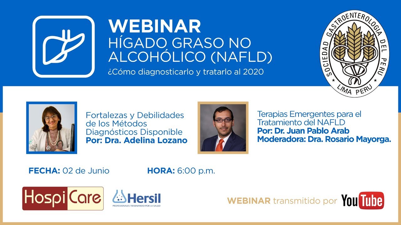 Webinar: Hígado Graso no alcohólico (NAFLD)
