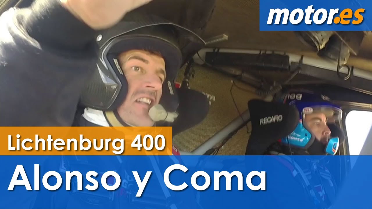 Fernando Alonso y Marc Coma - Shakedown Lichtenburg 400 - Toyota Hilux