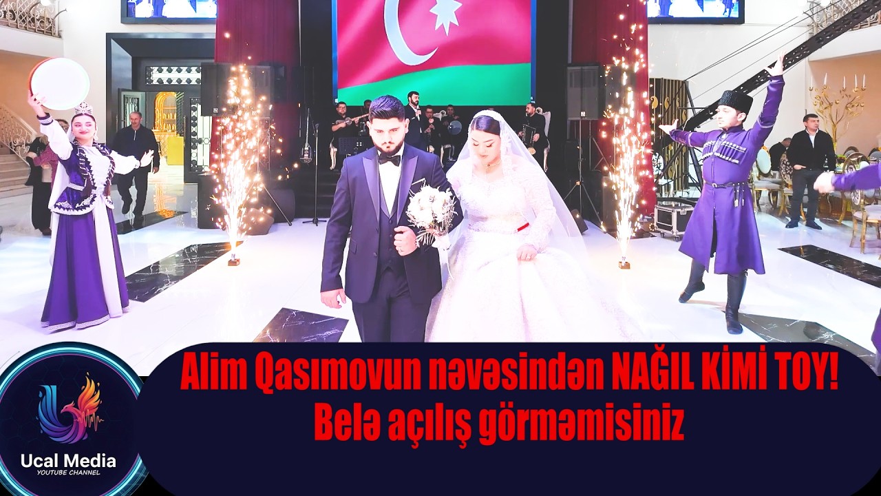 Alim Qasımovun nəvəsindən NAĞIL KİMİ TOY! 🏰 Belə açılış görməmisiniz