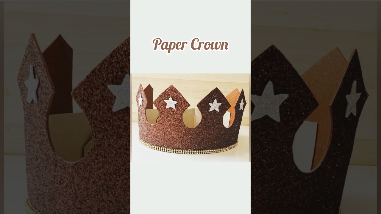 Paper Crown Making | Birthday Crown | King Crown Creative | Craft Ideas #papercrown #crown #craft
