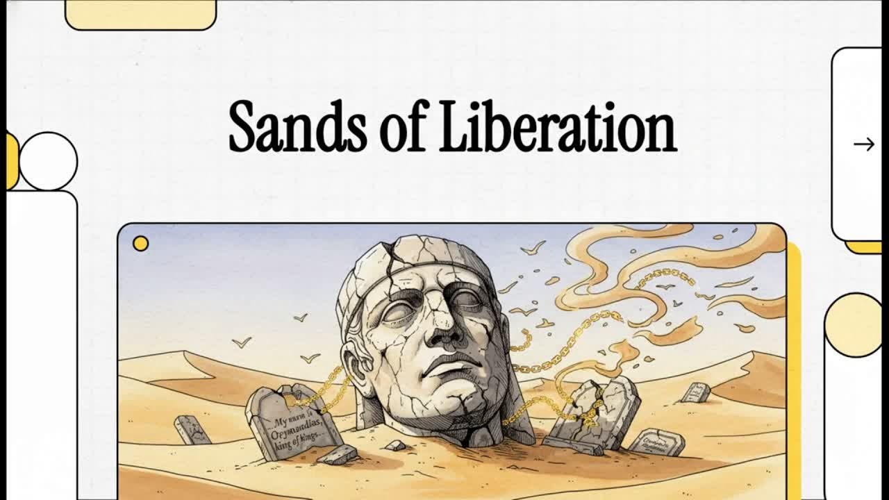 Sands of Liberation: P B Shelley’s Ozymandias