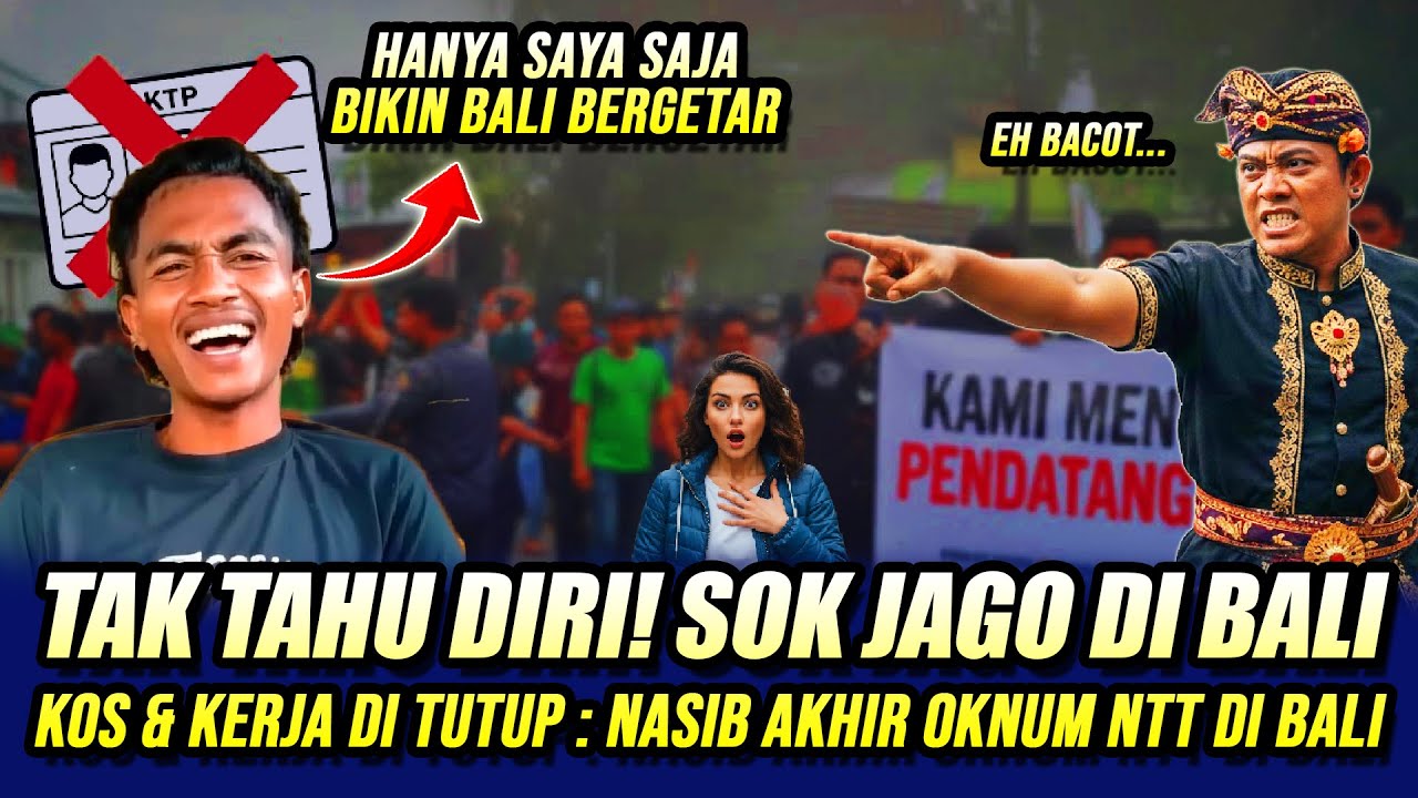 Tamu Gak Tahu Diri! Kenapa Oknum NTT Kini 