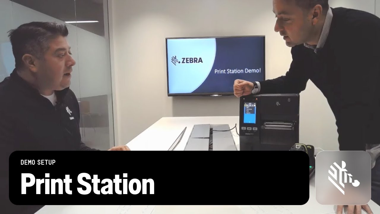 Демонстрационная настройка Print Station | Zebra