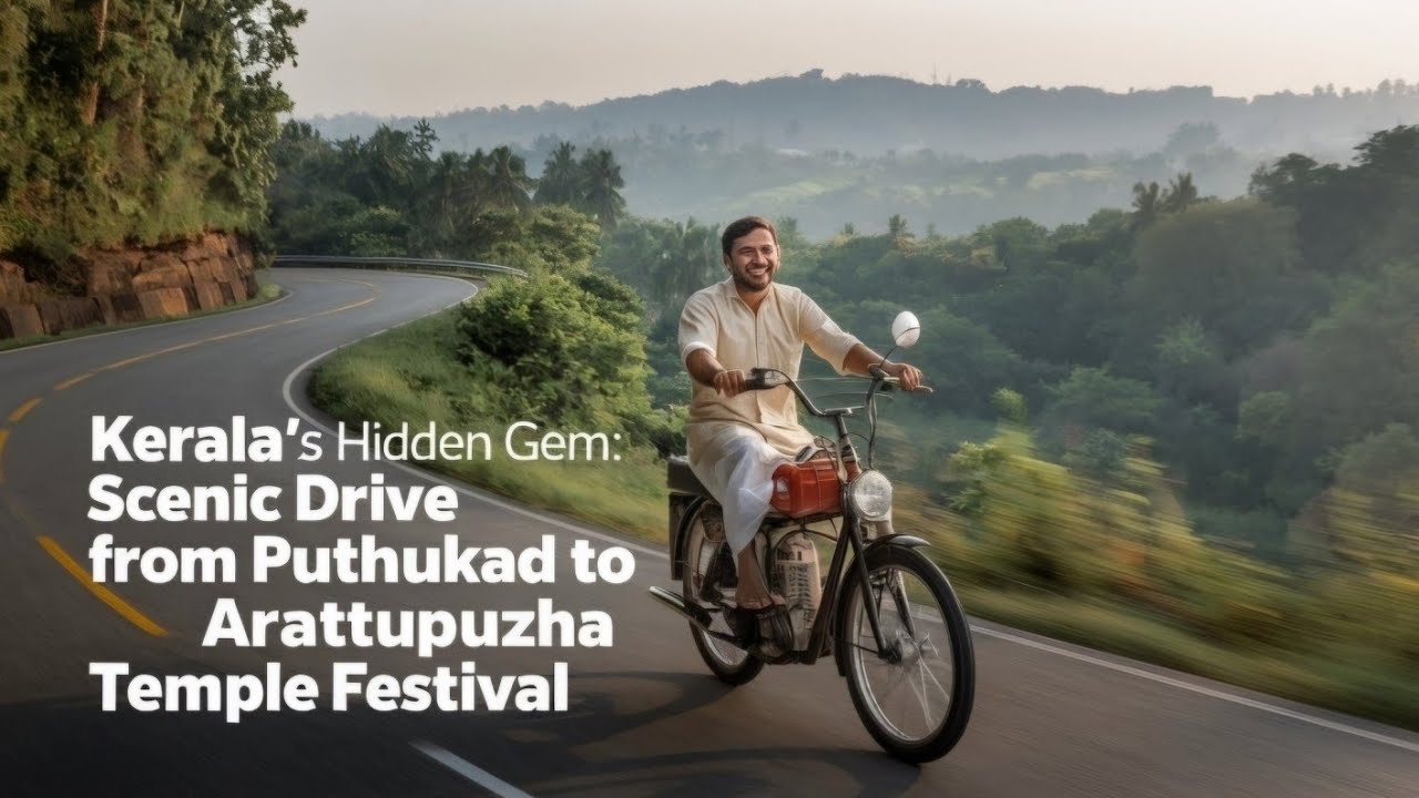Kerala&rsquo;s Hidden Gem: Scenic Drive from Puthukad to Arattupuzha Temple Festival