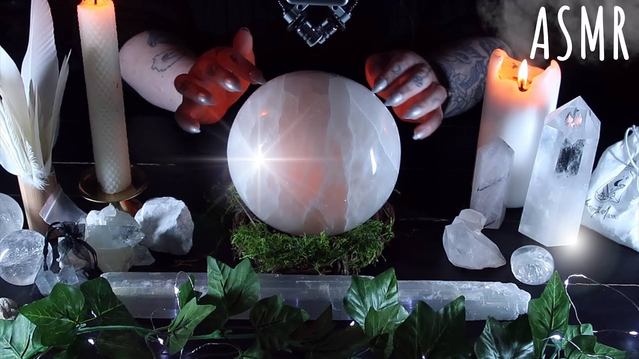 Fast Crystal Tapping and Scratching | White & Clear Crystals