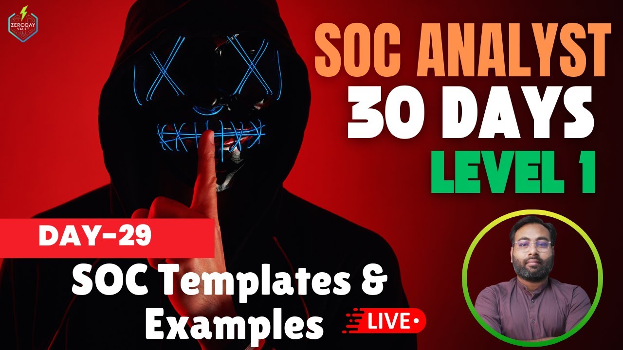 День 29. От новичка до аналитика SOC уровня L1 за 30 дней. ГЛАВНЫЙ вызов.