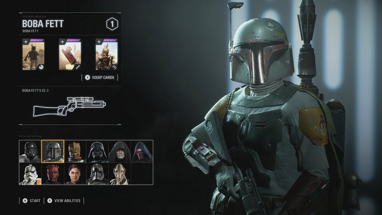 Star Wars Battlefront 2 - Boba Fett Gameplay & Powers [1080p 60FPS HD]