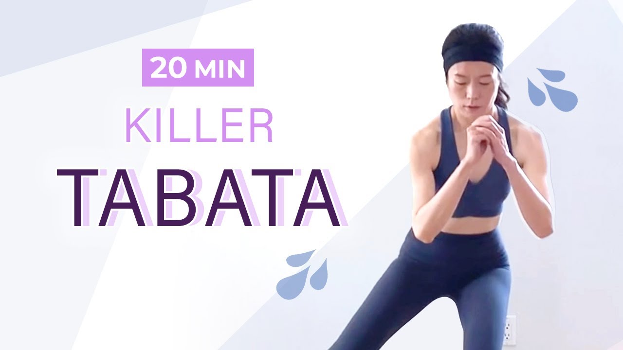 20 MIN KILLER TABATA HIIT / 40 Exercises / High Intensity Full Body Workout / No Repeat