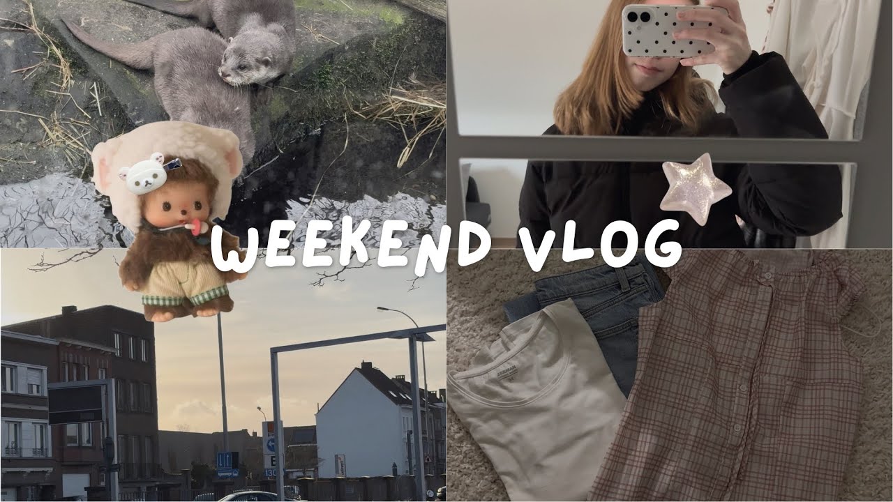 ⤷ WEEKEND VLOG ˎˊ animals , sewing , foodie , friends , .. 𑣲