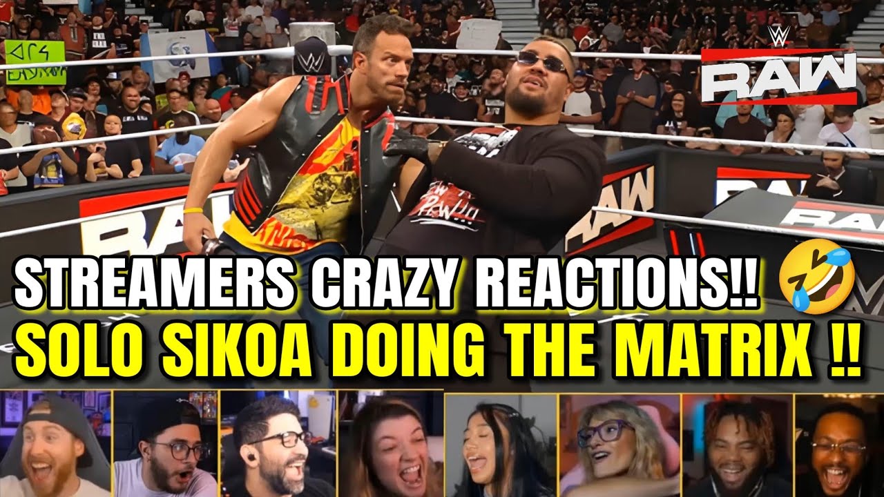 ЛУЧШИЕ реакции стримеров на то, как Solo Sikoa &laquo;уклоняется в стиле Матрицы&raquo; | WWE RAW 21 авг. 2026