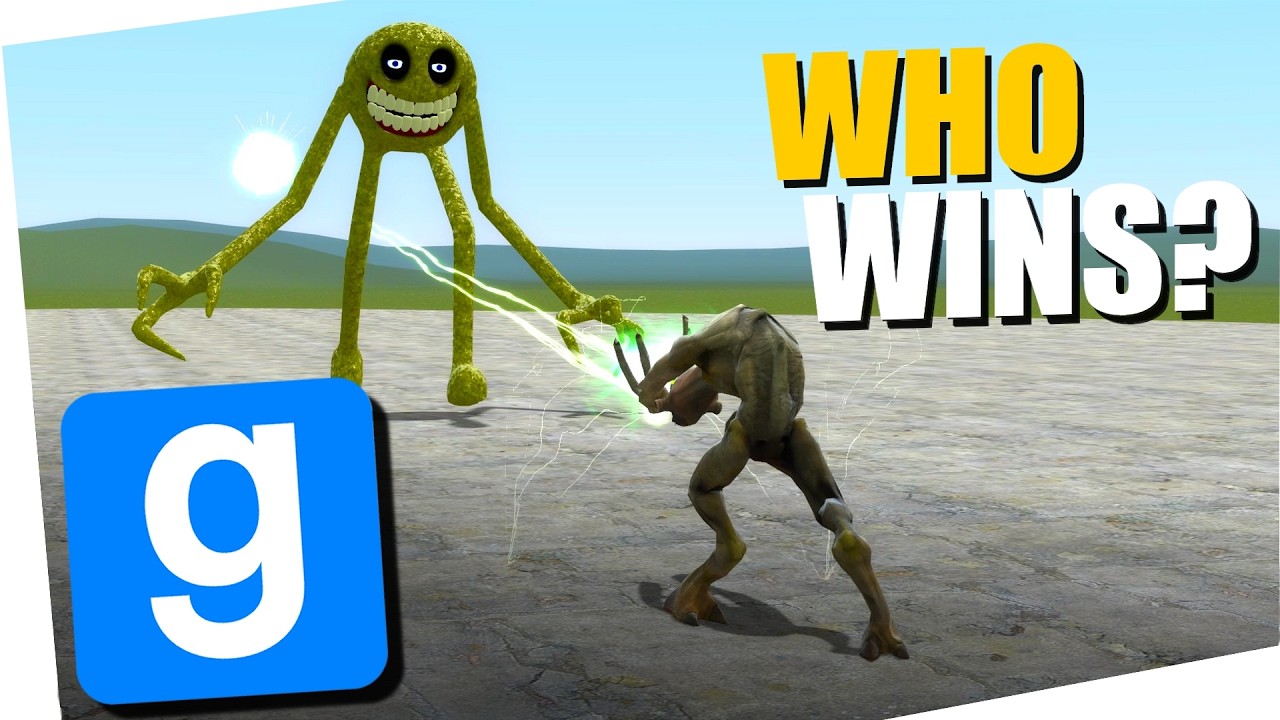 Roblox Innyume Smiley против всех NPC из GMOD