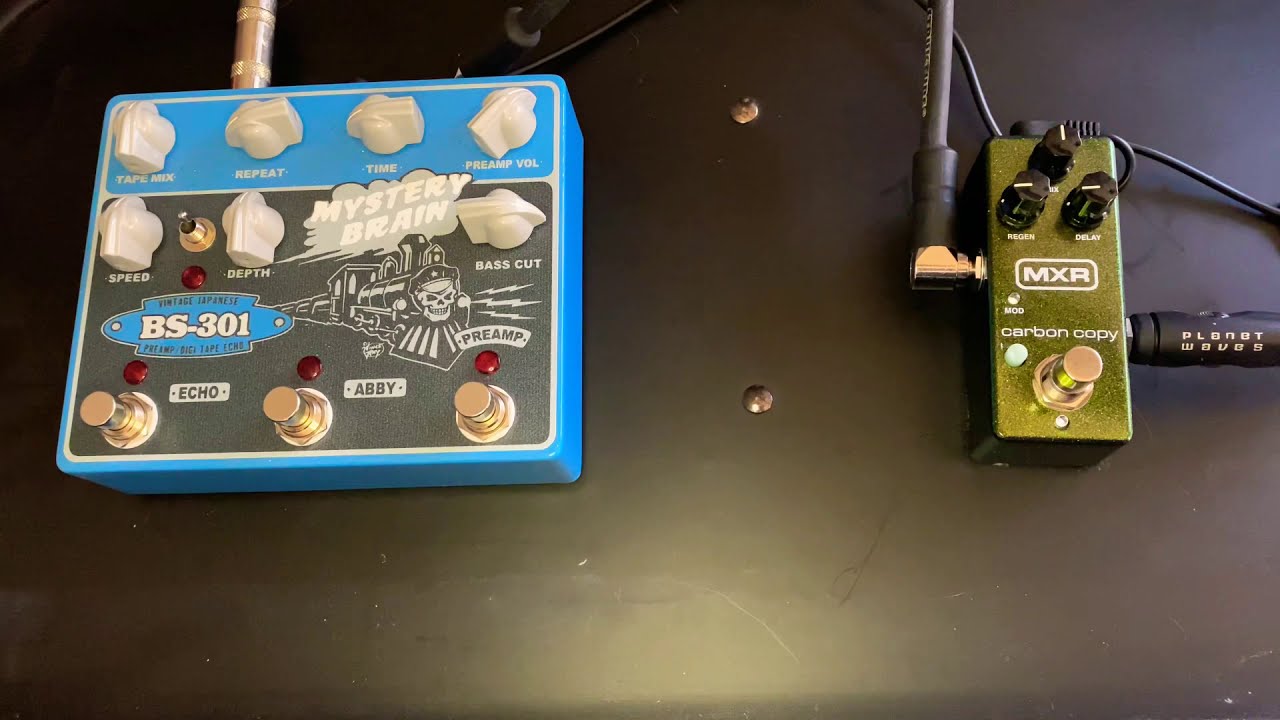 Nocturne Mystery Brain vs MXR Carbon Copy ... It's Slapback time !!!