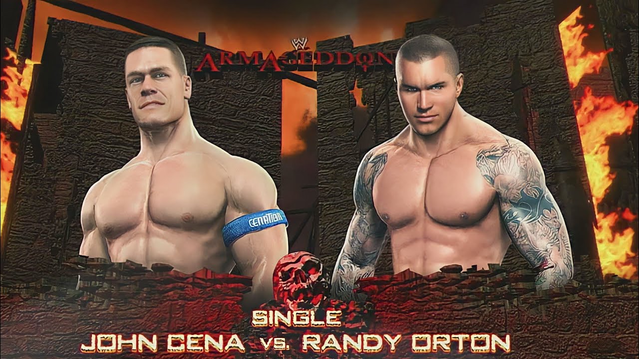 Armageddon | WWE SVR 2010 PS3 | John Cena vs Randy Orton - wwe Smackdown vs Raw 2010 PS3