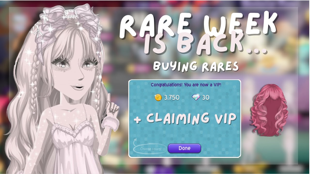 Rare week is back! Buying rares + gameplay and claiming VIP! | MovieStarPlanet