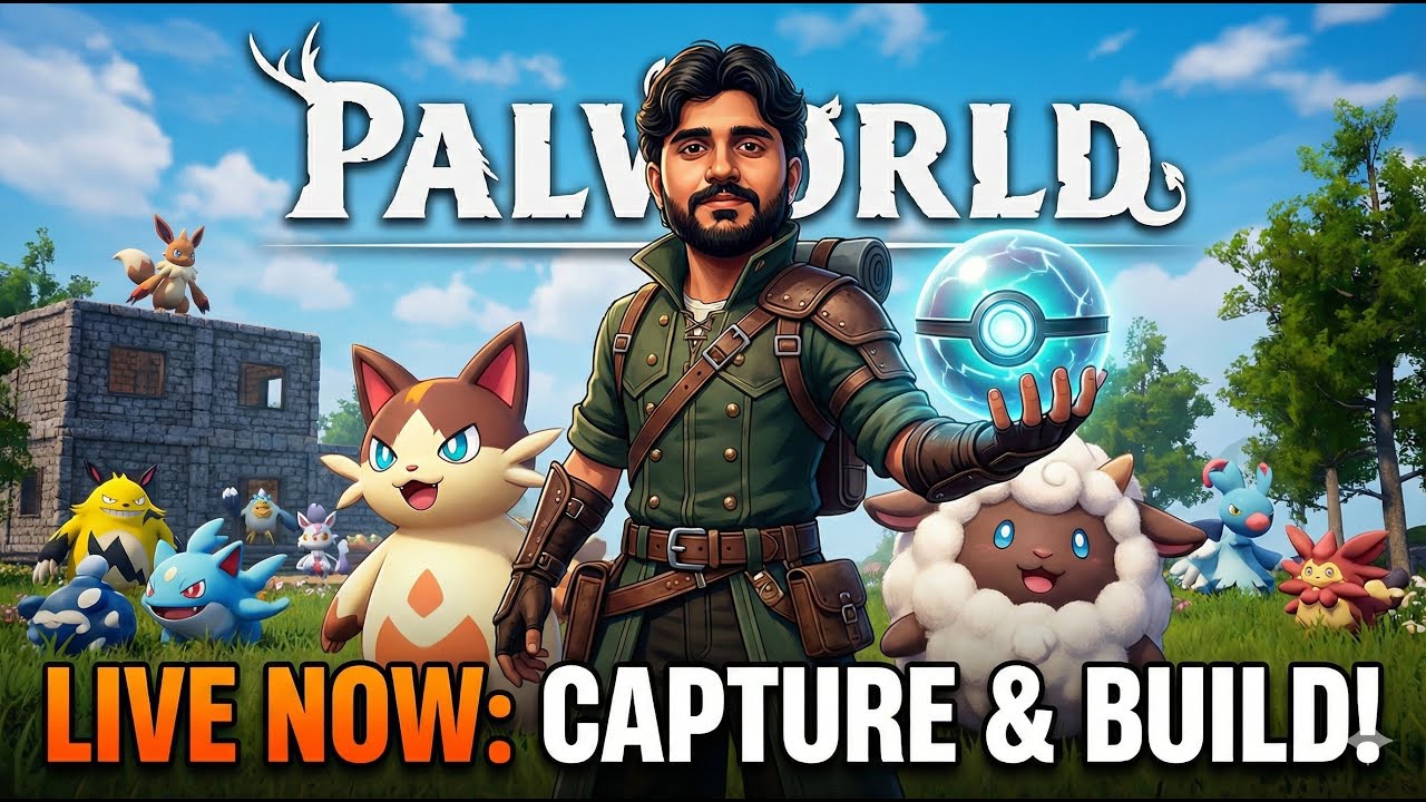 🔴 LIVE: Help Me Survive! | Palworld Adventure | RAW Yash