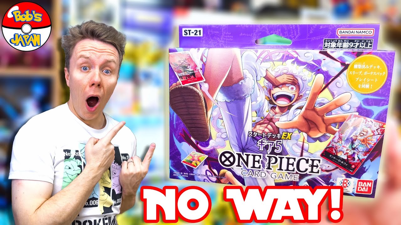 One Piece ST21 Deck Unboxing & Review | Rarest Bonus Pack Card Pulled! 🎴