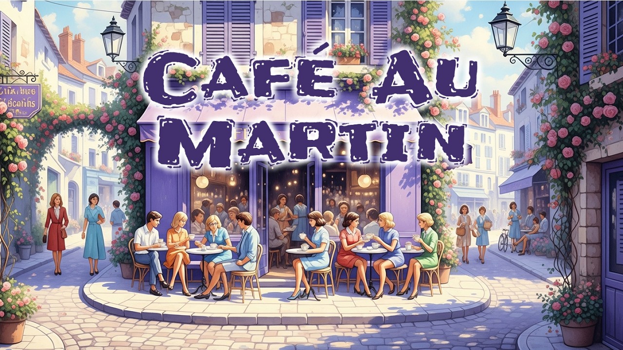 𝐂𝐀𝐅𝐄́ 𝐀𝐔 𝐌𝐀𝐑𝐓𝐈𝐍 ☕🕊️French Café Jazz 🎷🥐 Parisian Mood | Slow Afternoon in Old Paris