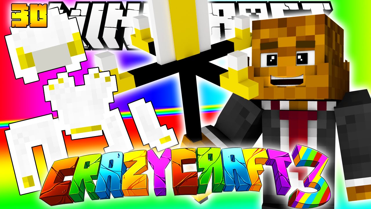 Minecraft CRAZY CRAFT 3.0 - QUEEN SCALE ARMOR BEATING TIER 6 CHALLENGE DUNGEON #30