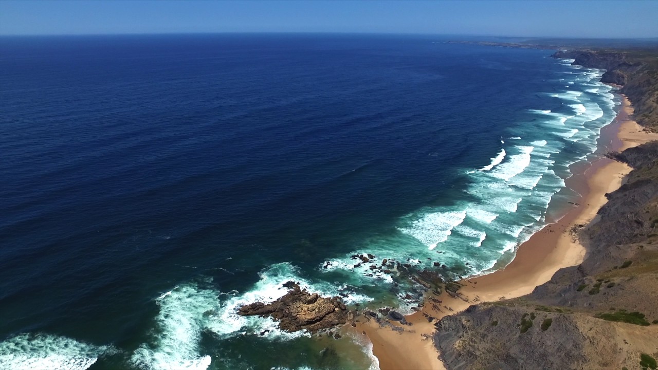 Castelejo Beach Algarve  Portugal by Drone Mavic Pro