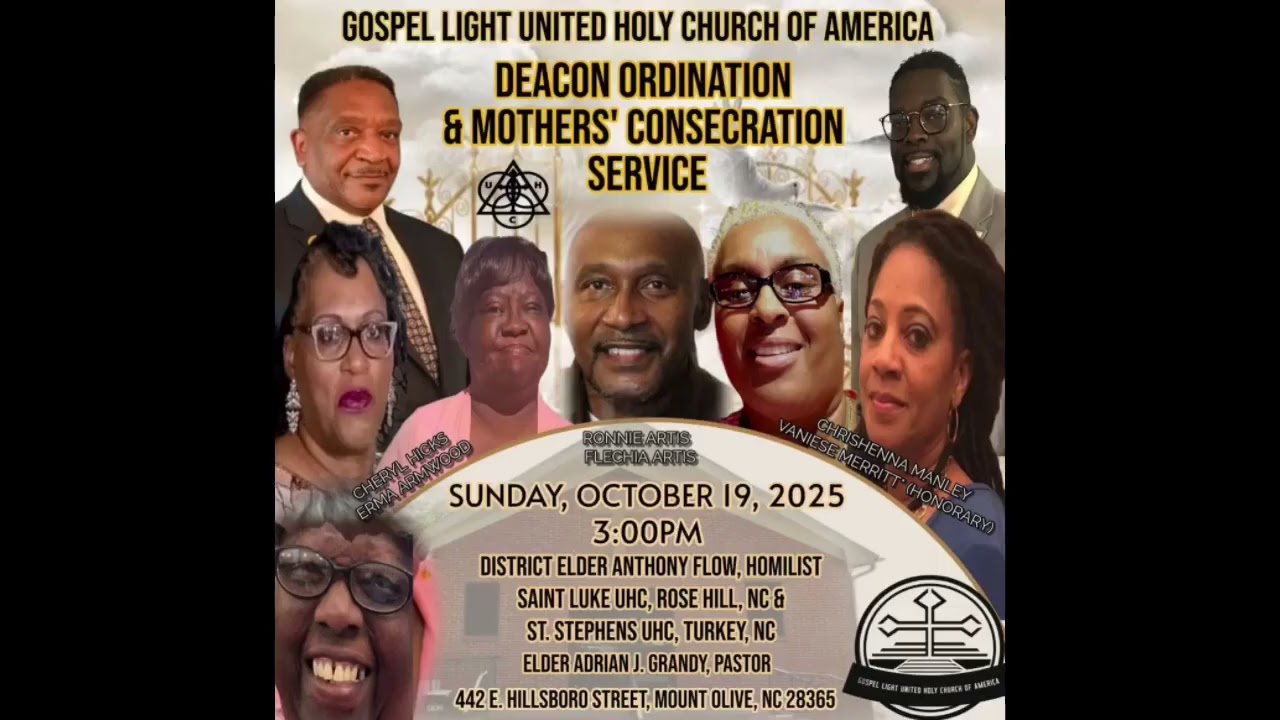Gospel Light Deacon Ordination and Mother’s Consecration 10.19.2025