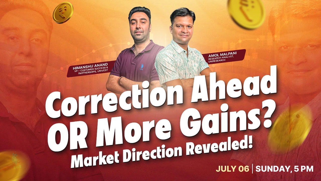 🚀 Correction Ahead OR More Gains? Market direction revealed !!
