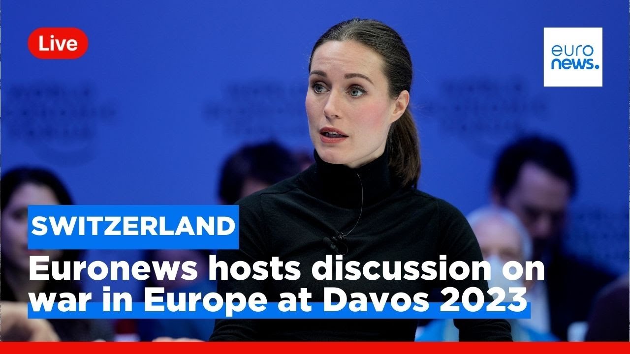 Euronews hosts discussion on war in Europe at Davos 2023