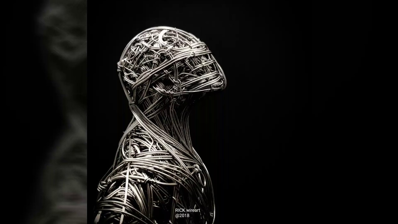 How to make wire sculpture human ; Part 2