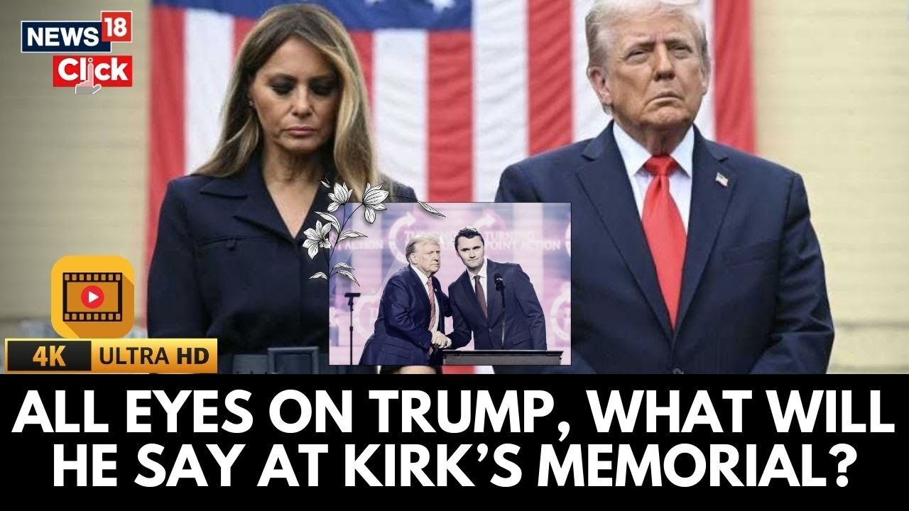 Трамп отправляется в Аризону на мемориал Чарли Кирка — страна ждёт дани памяти «другу» | 4K