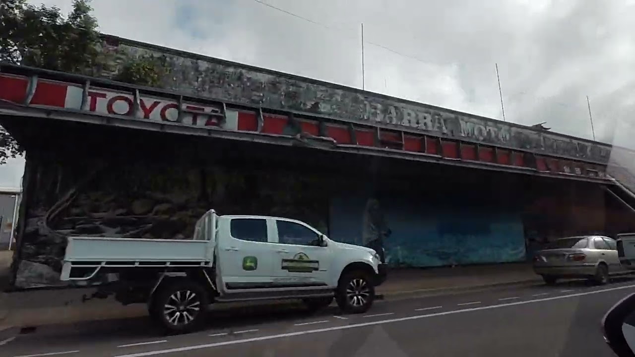 Driving around in Ingham, Regional Queensland